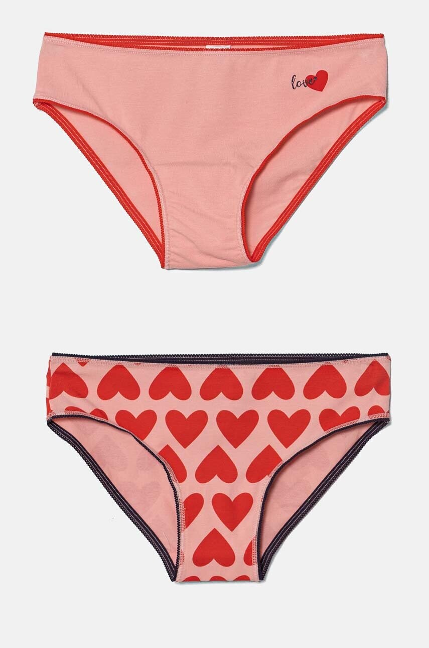 

Детски бикини United Colors of Benetton (2 чифта) в розово 3MC10S024, Розов