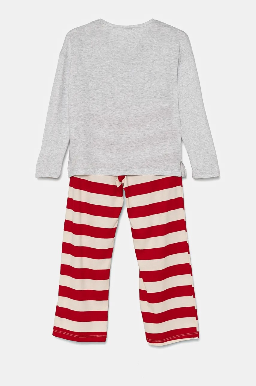 Детская пижама United Colors of Benetton цвет красный узор 3Y5E0P07D Детская пижама United Colors of Benetton цвет красный узор 3Y5E0P07D