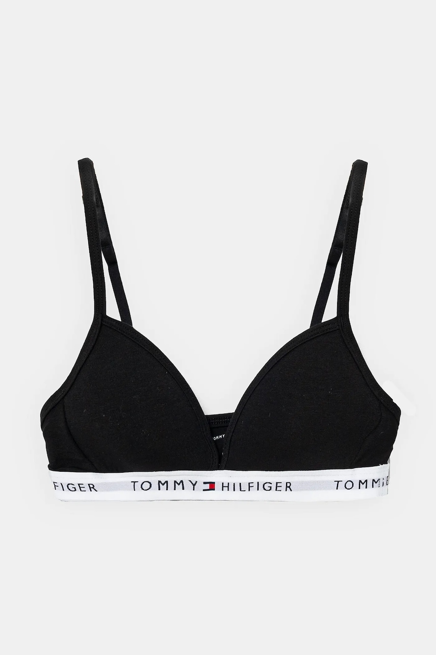 Levně Dětská podprsenka Tommy Hilfiger černá barva, UG0UG00772