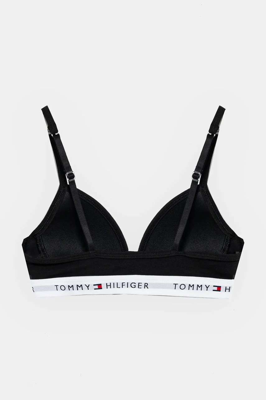 Дитячий бюстгальтер Tommy Hilfiger колір чорний UG0UG00772