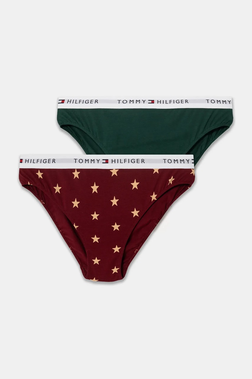 

Детски бикини Tommy Hilfiger (2 чифта) в бордо UG0UG00751