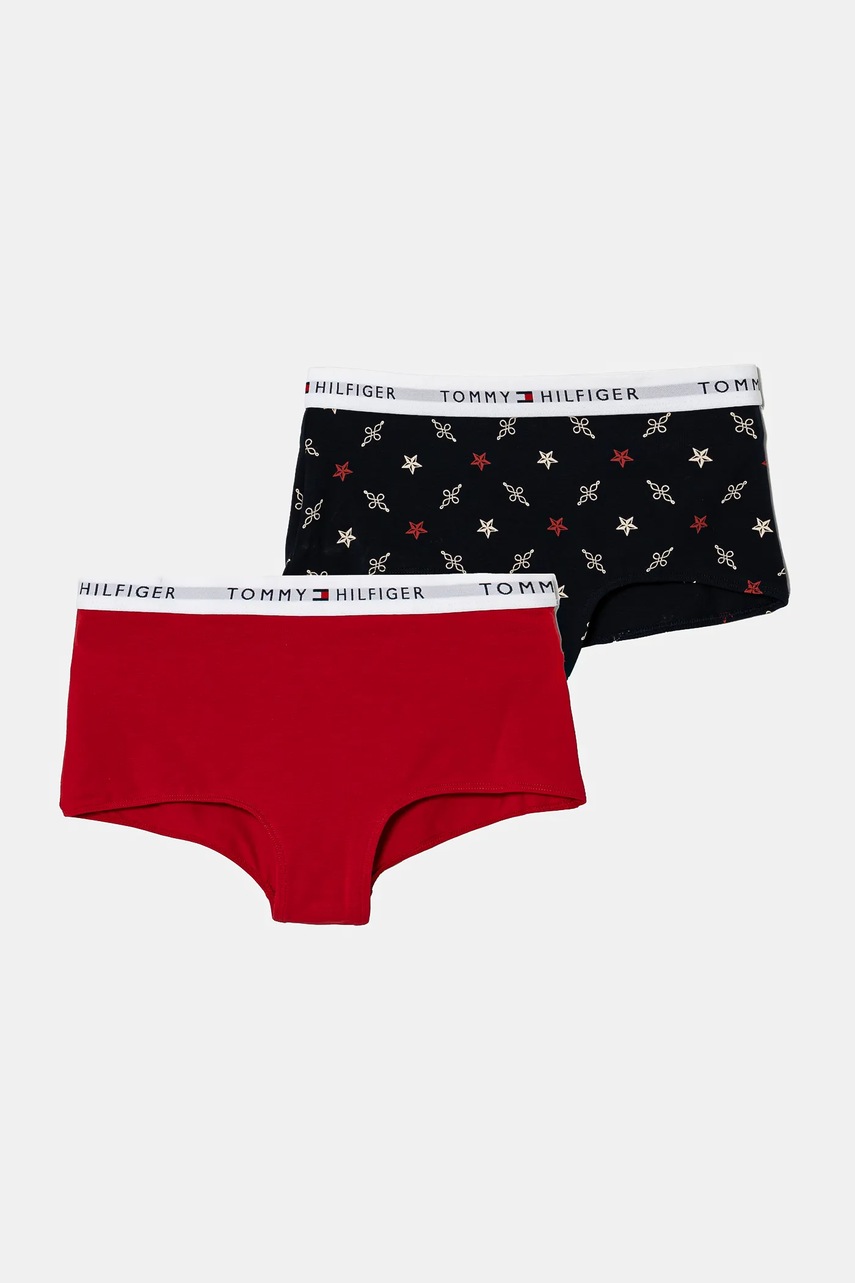 

Детски бикини Tommy Hilfiger (2 чифта) в червено UG0UG00753, Червен