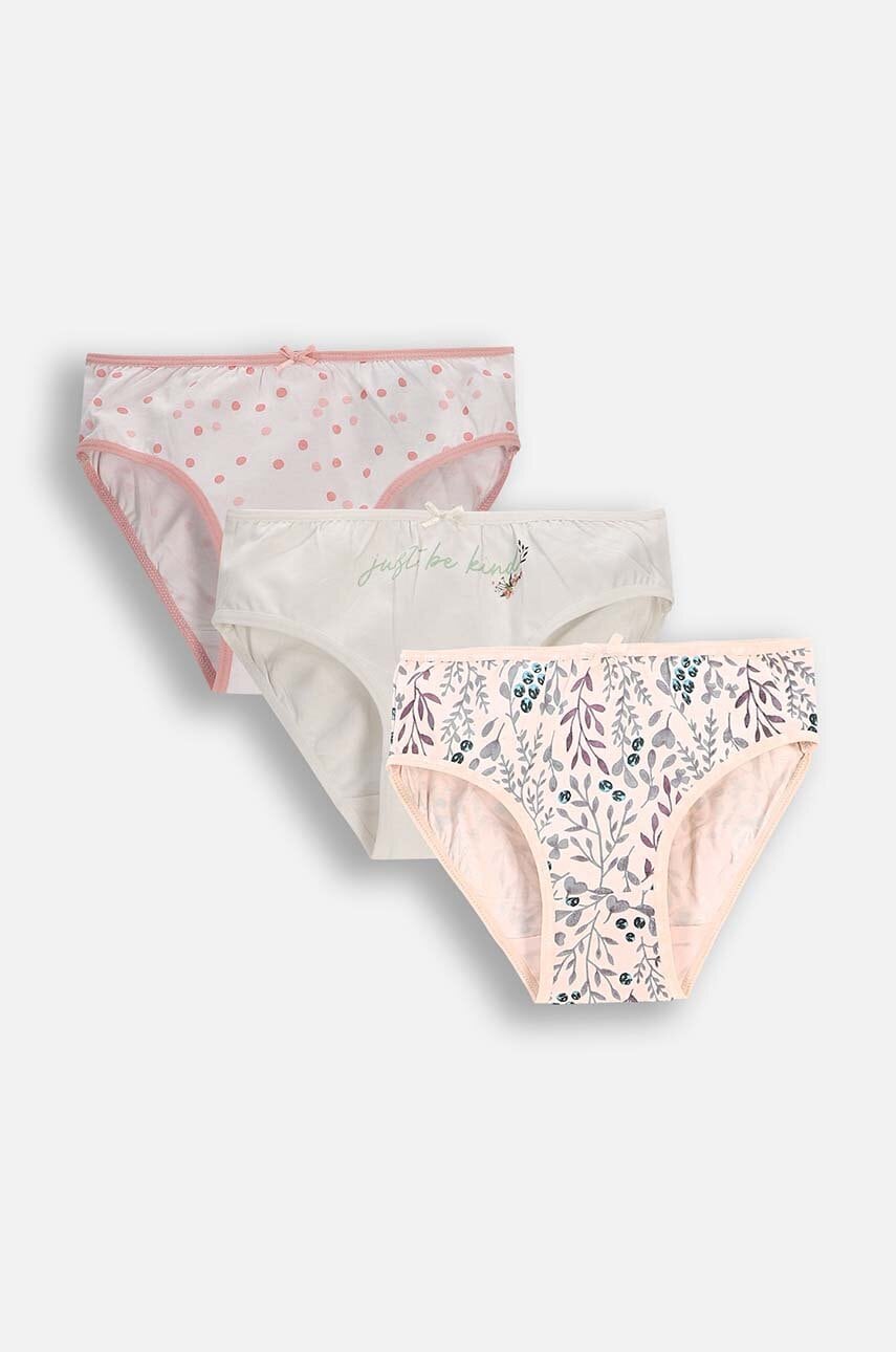 Coccodrillo chiloți din bumbac pentru copii culoarea bej, PANTS