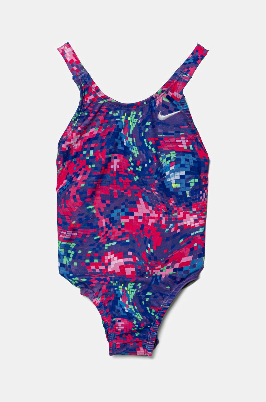 Nike Kids costum de baie dintr-o bucată pentru copii culoarea roz, NESSE045