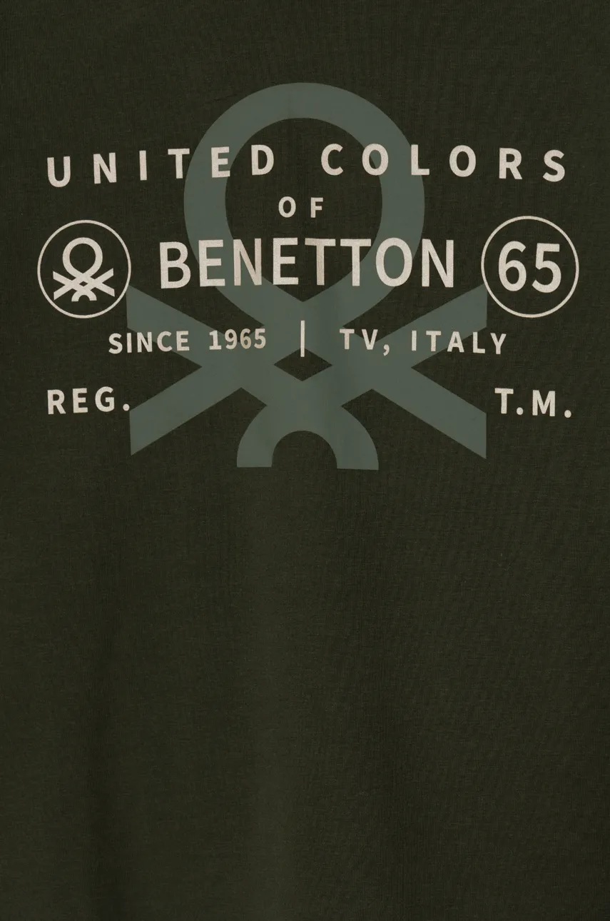 United Colors of Benetton gyerek pizsama zöld, nyomott mintás, 3DKE0P073 termék 2. képe