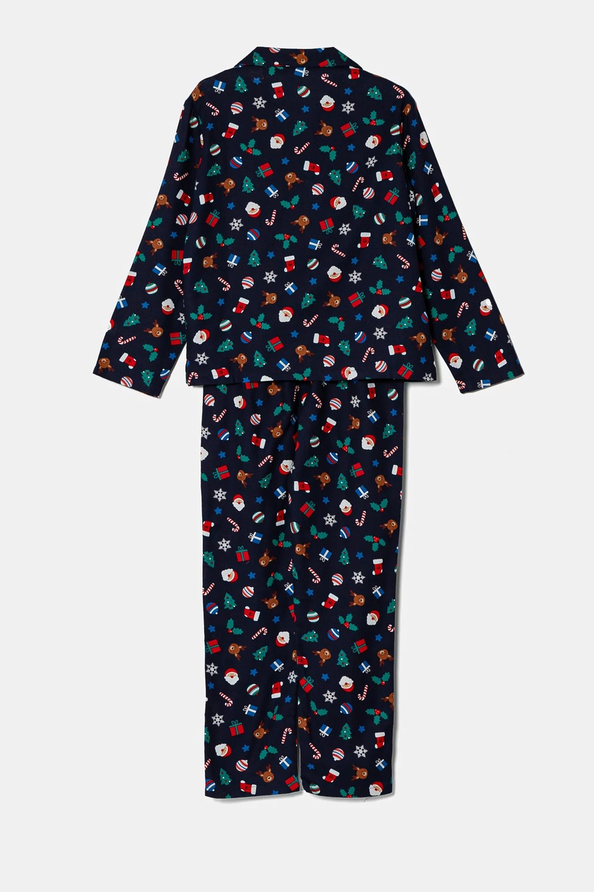 Пижама United Colors of Benetton цвет синий узор 4XPR0P008