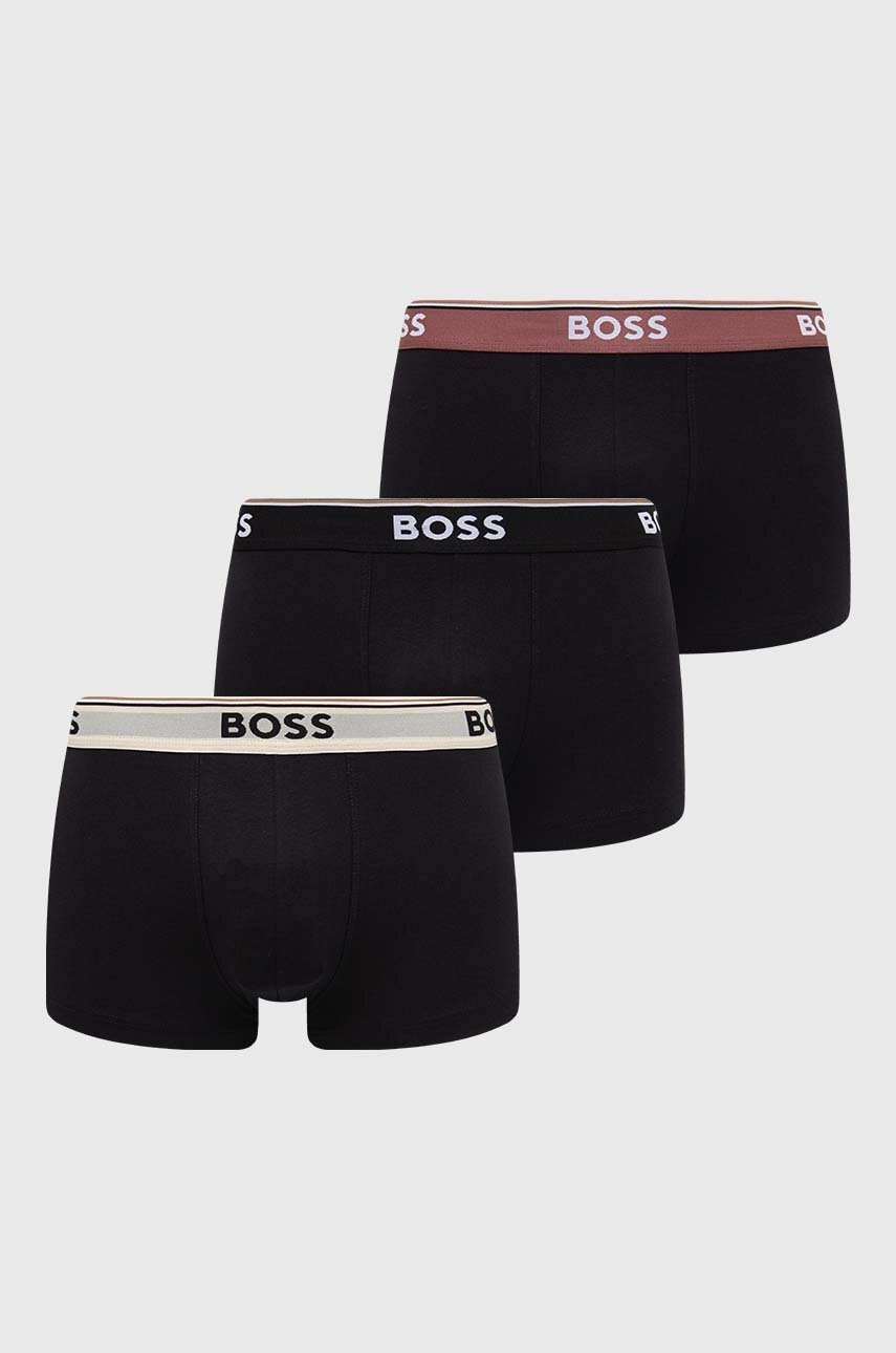 

Боксерки BOSS (3 чифта) в черно 50517827, Черен