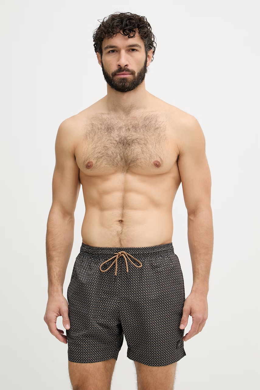 BOSS σορτς μαγιό ανδρικά Vibe 50518968 μαύρο L,XXL,S,M,XL