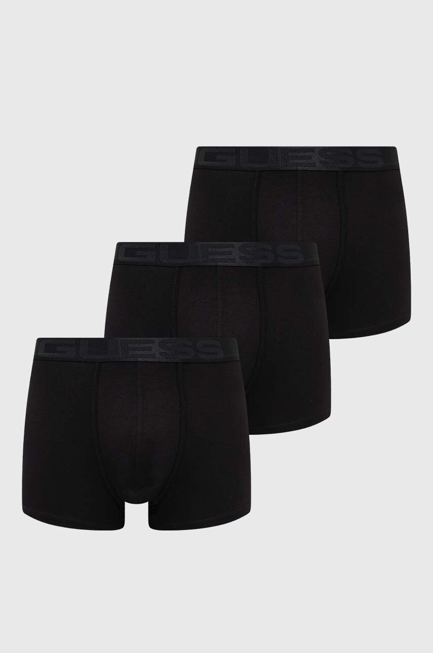 

Боксерки Guess (3 чифта) в черно U4YG03 K6YW0, Черен