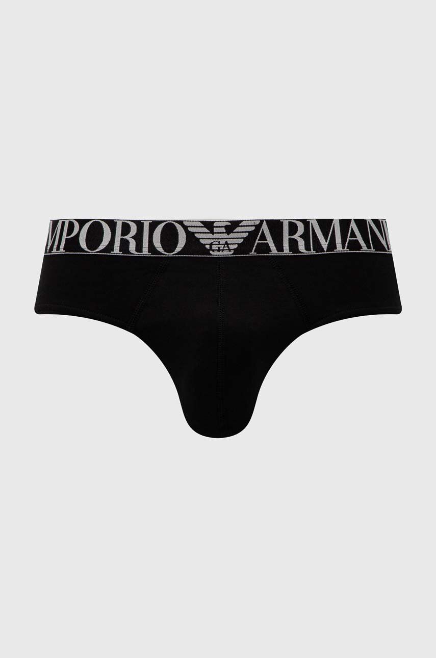 Moške Spodnjice Emporio Armani Underwear 3-pack Moške, črna Barva, 111734 4F726