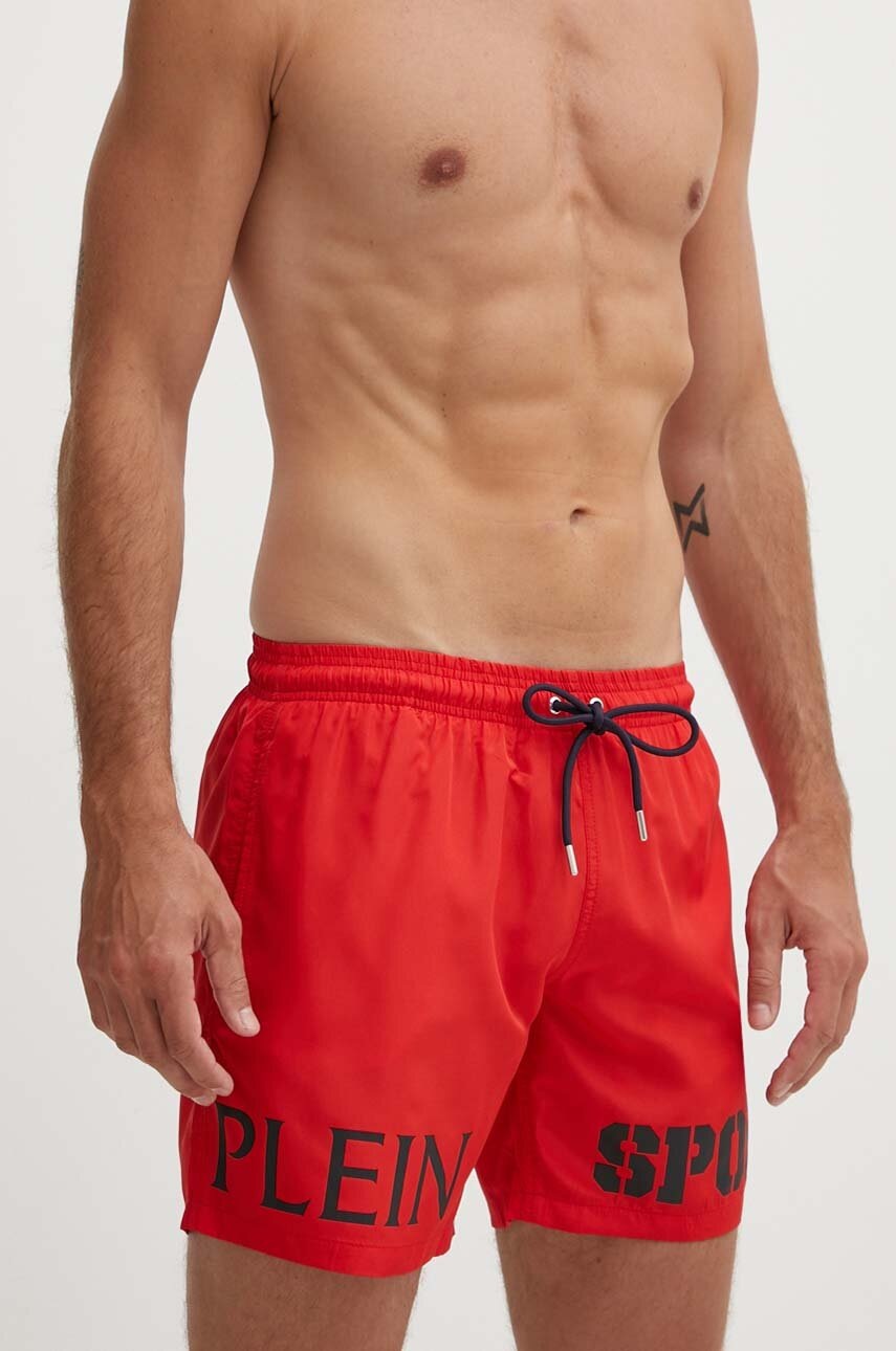 

Плувни шорти PLEIN SPORT в червено PS24MBM01, Червен