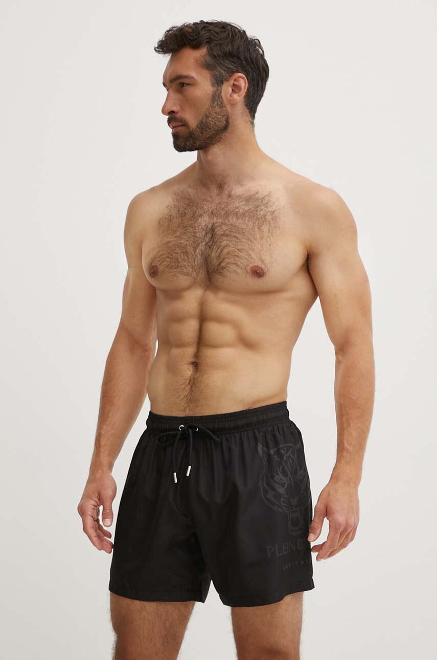 

Плувни шорти PLEIN SPORT в черно PS24MBM04, Черен