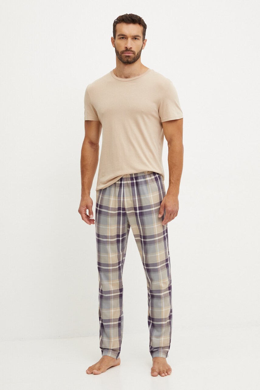 

Памучно долнище на пижама United Colors of Benetton с десен 42FK4F00A, Многоцветен
