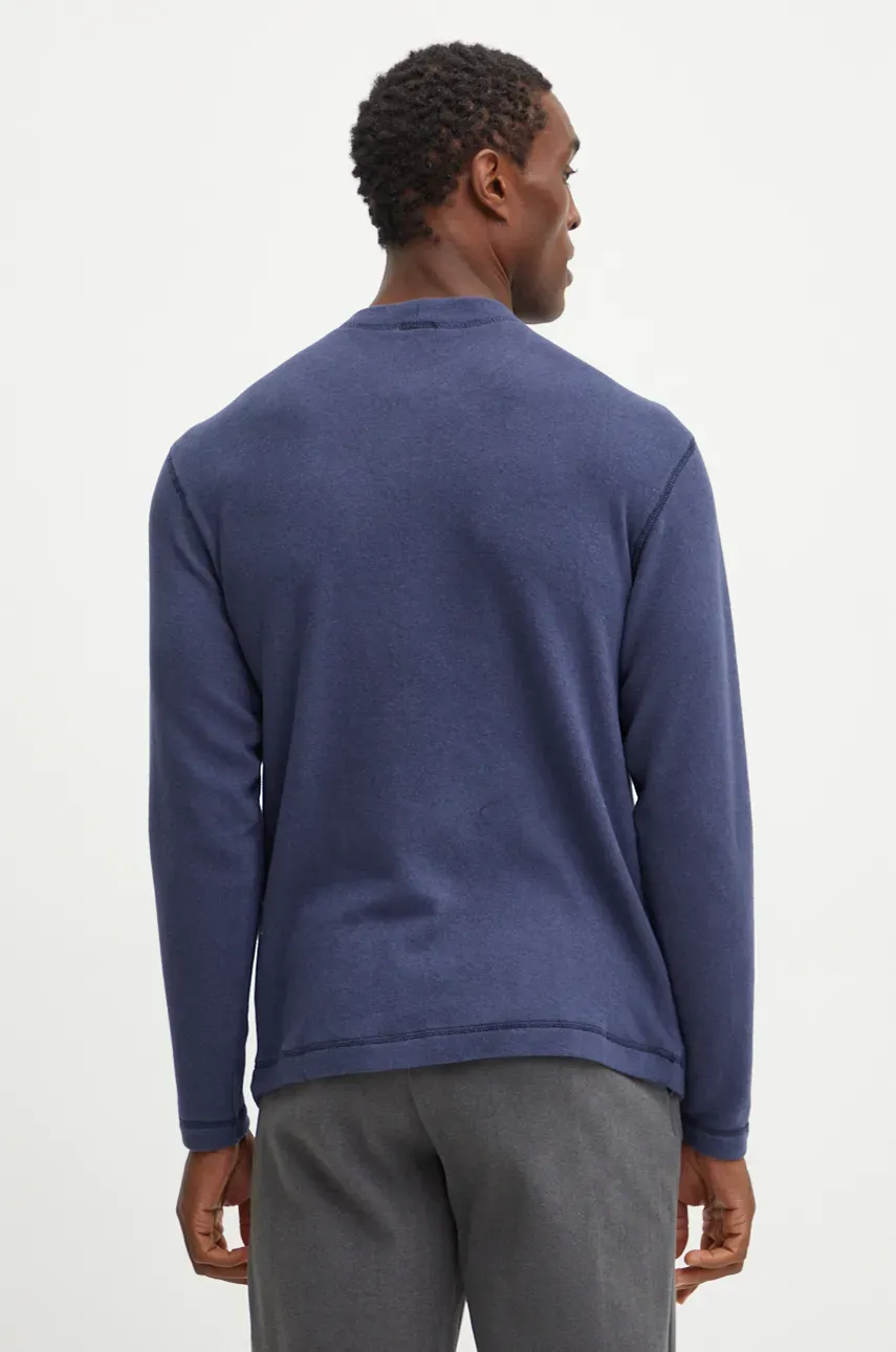 Пижамная кофта United Colors of Benetton мужская цвет синий однотонная 3Q414M01T Пижамная кофта United Colors of Benetton мужская цвет синий однотонная 3Q414M01T