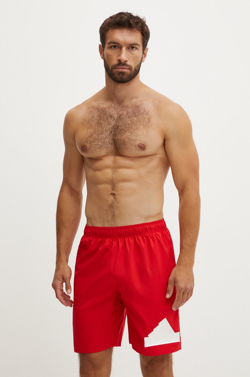 adidas pantaloni scurti de baie culoarea rosu, IX9800