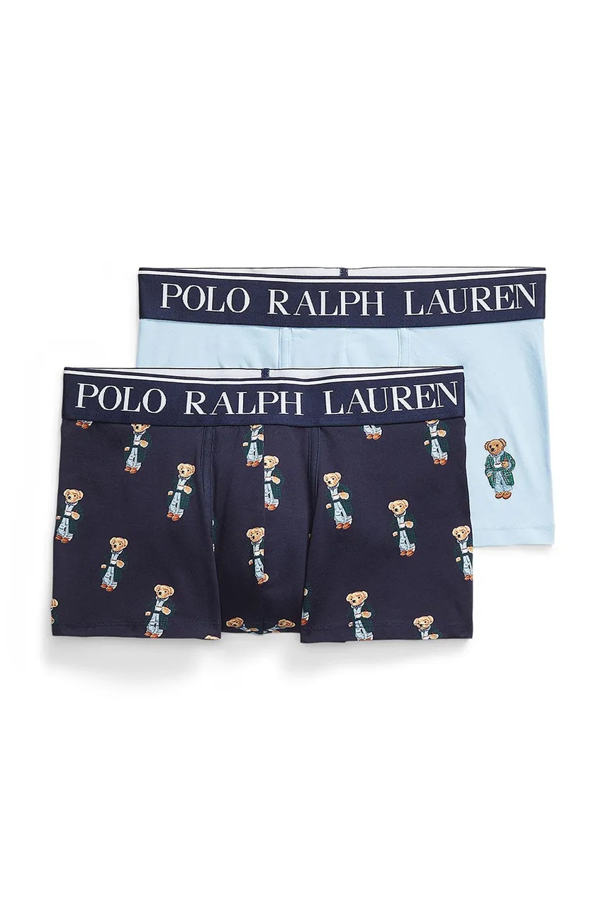 

Памучни боксерки Polo Ralph Lauren (2 броя) в зелено 714843425, Син