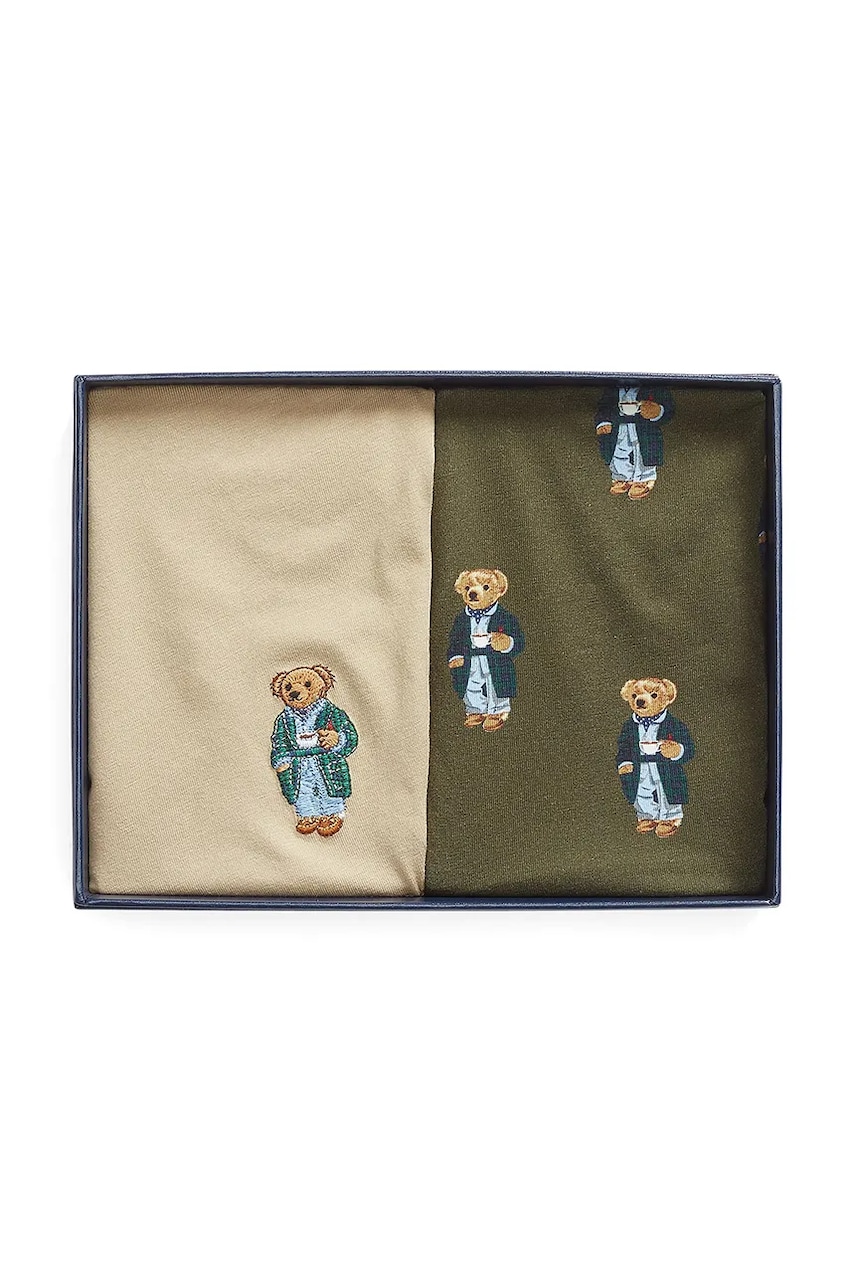 Хлопковые боксёры Polo Ralph Lauren 2 шт цвет зелёный 714843425 Хлопковые боксёры Polo Ralph Lauren 2 шт цвет зелёный 714843425