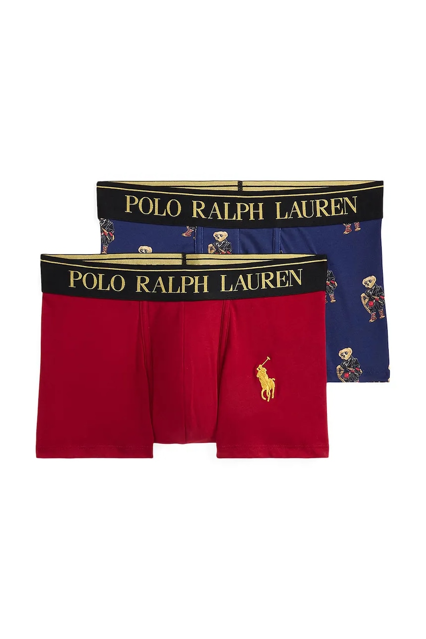 Levně Bavlněné boxerky Polo Ralph Lauren 2-pack zelená barva, 714843425