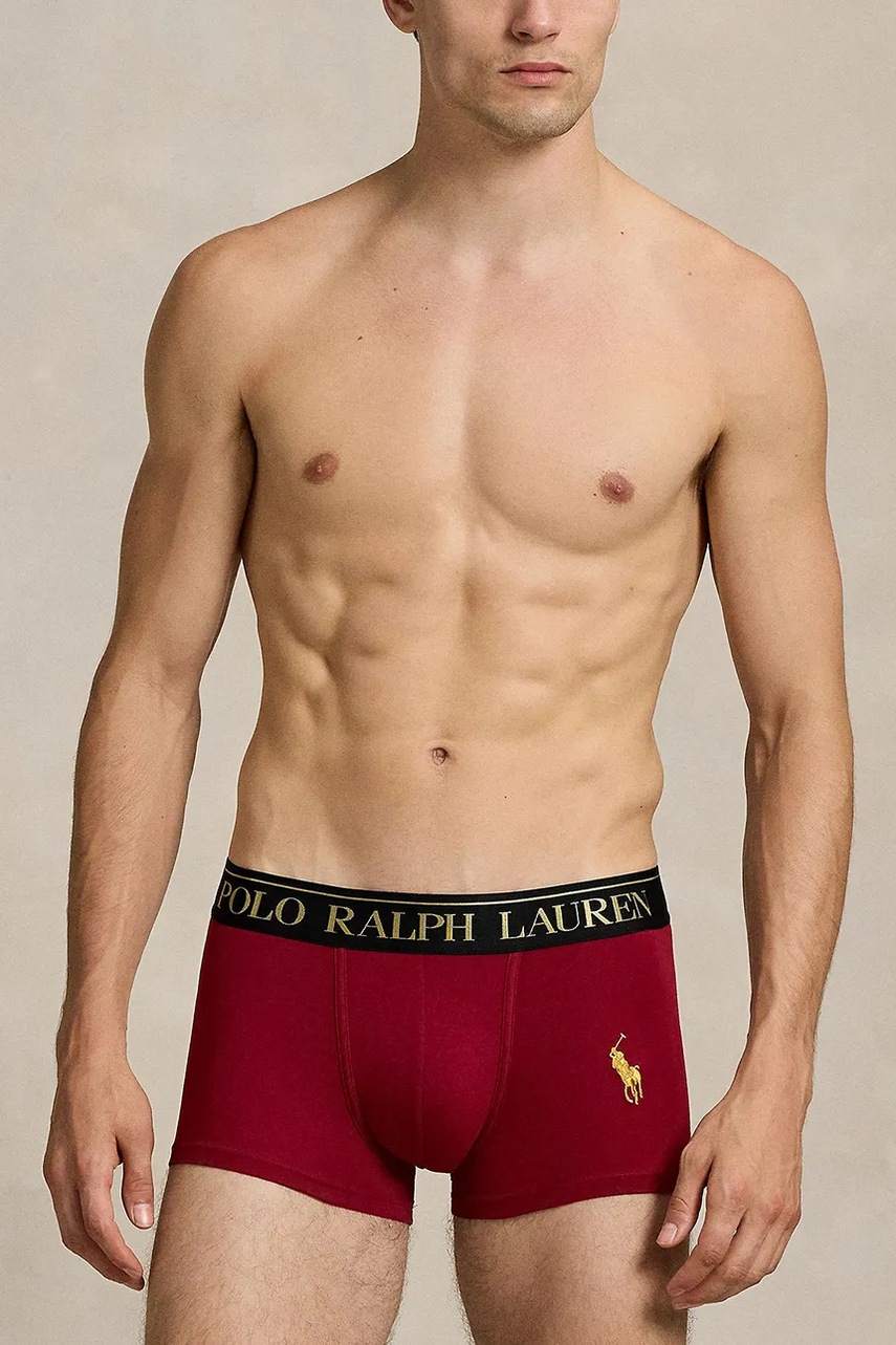 Хлопковые боксёры Polo Ralph Lauren 2 шт цвет зелёный 714843425