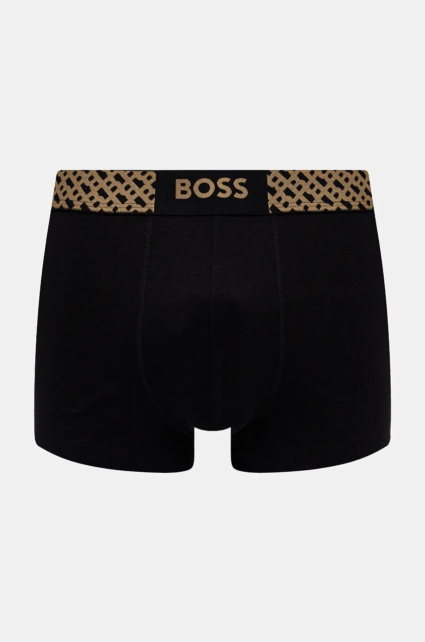 Боксеры BOSS 3 шт мужские цвет чёрный 50524525 Боксеры BOSS 3 шт мужские цвет чёрный 50524525