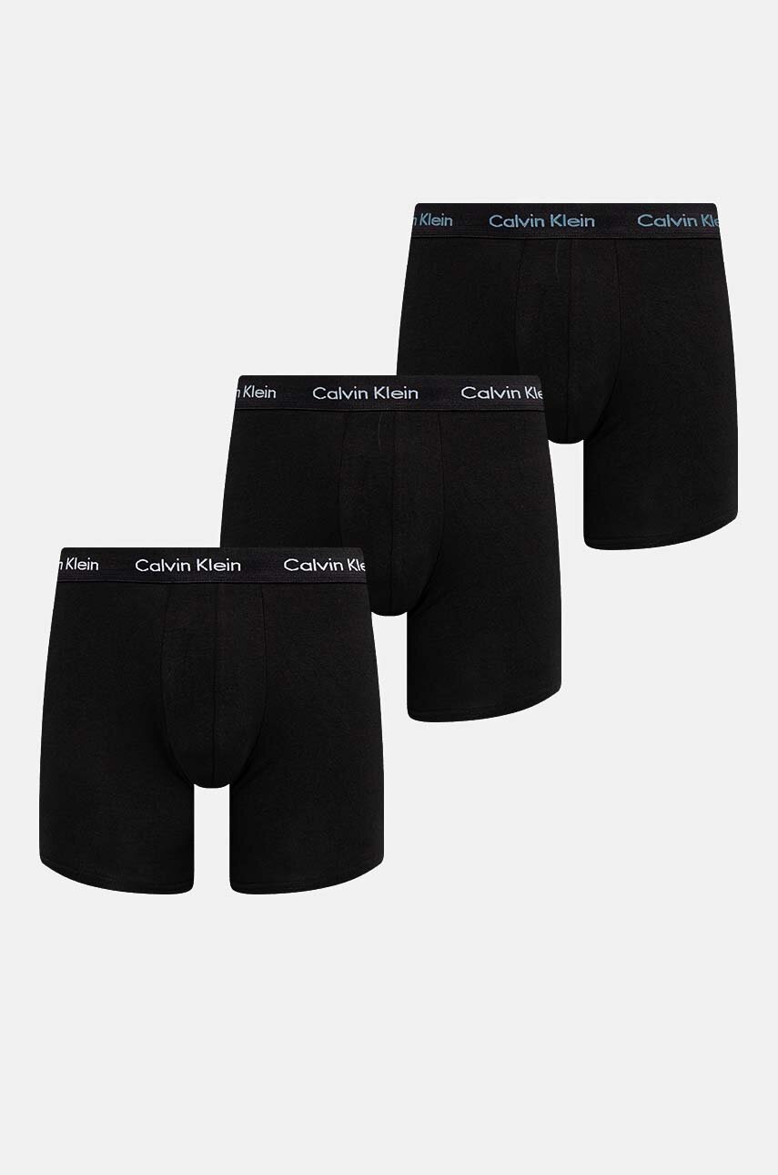 

Боксерки Calvin Klein Underwear (3 броя) в черно 000NB1770A, Черен
