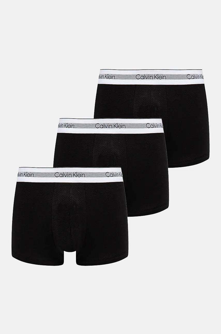 

Боксерки Calvin Klein Underwear (3 броя) в черно 000NB3956A, Черен