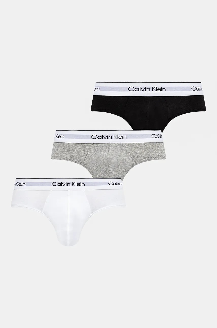 

Слипове Calvin Klein Underwear (3 броя) в бяло 000NB3962A, Бял