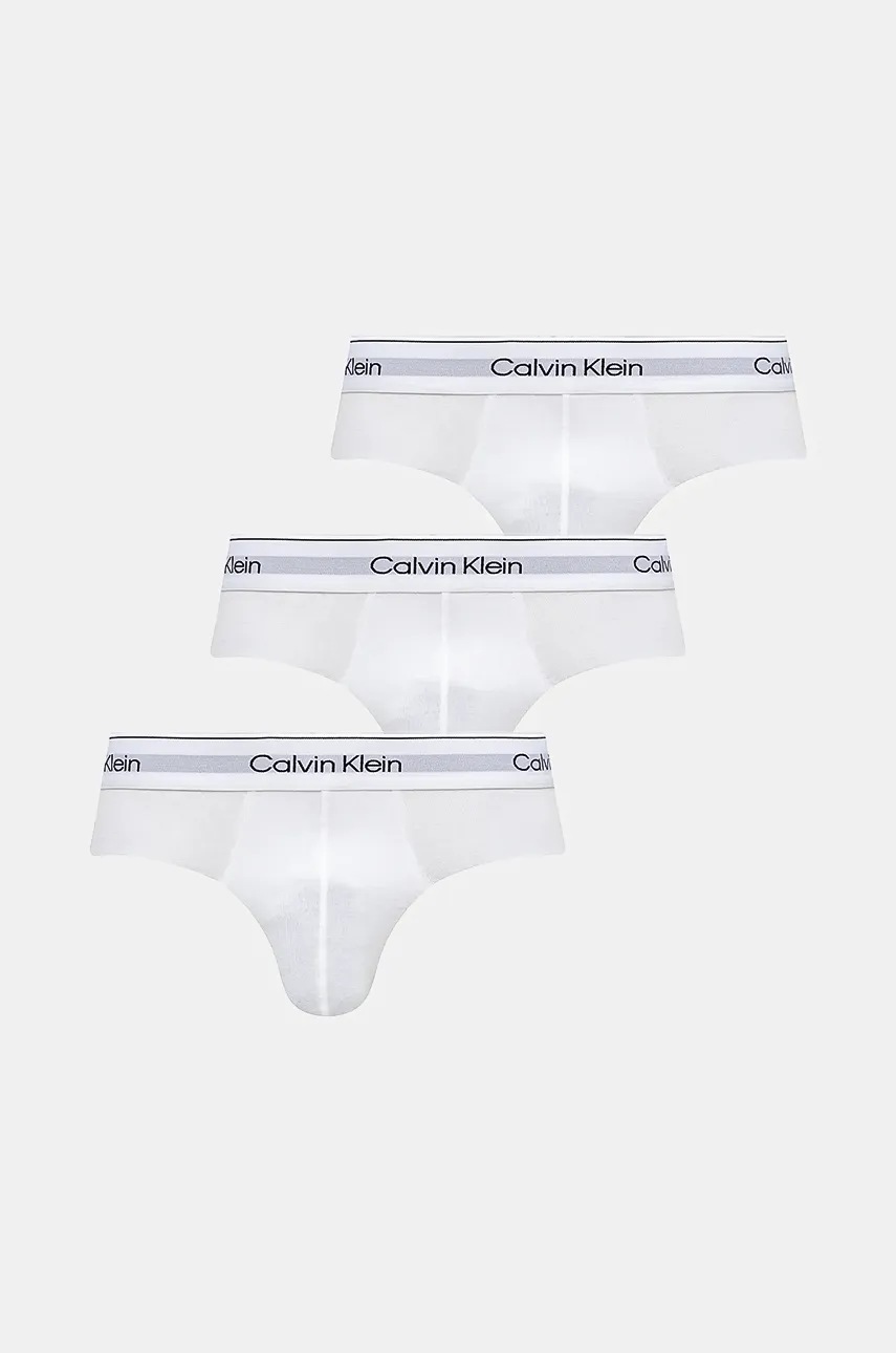 

Слипове Calvin Klein Underwear (3 броя) в бяло 000NB3962A, Бял
