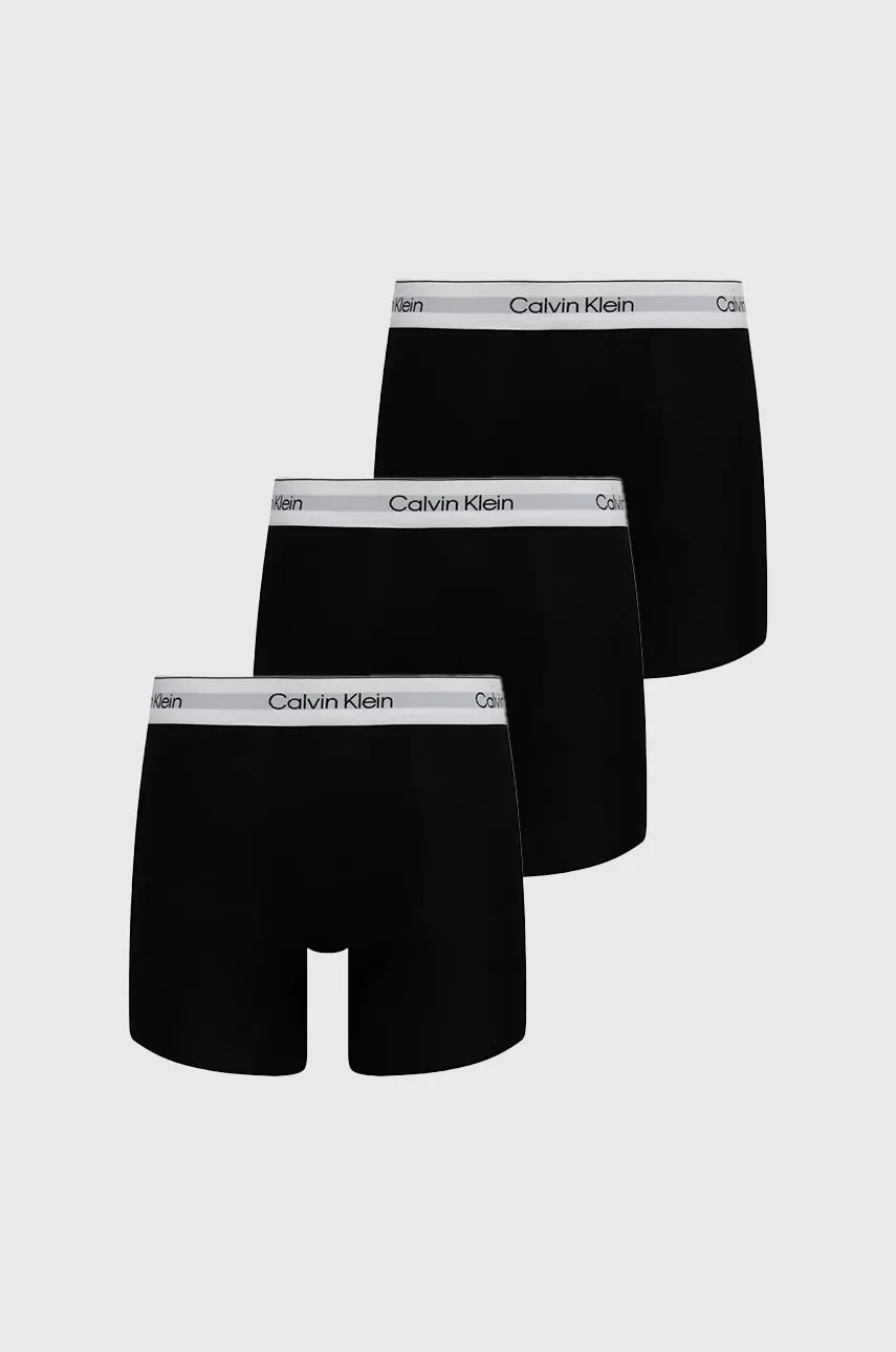 

Боксерки Calvin Klein Underwear (3 броя) в сиво 000NB3964A, Бял