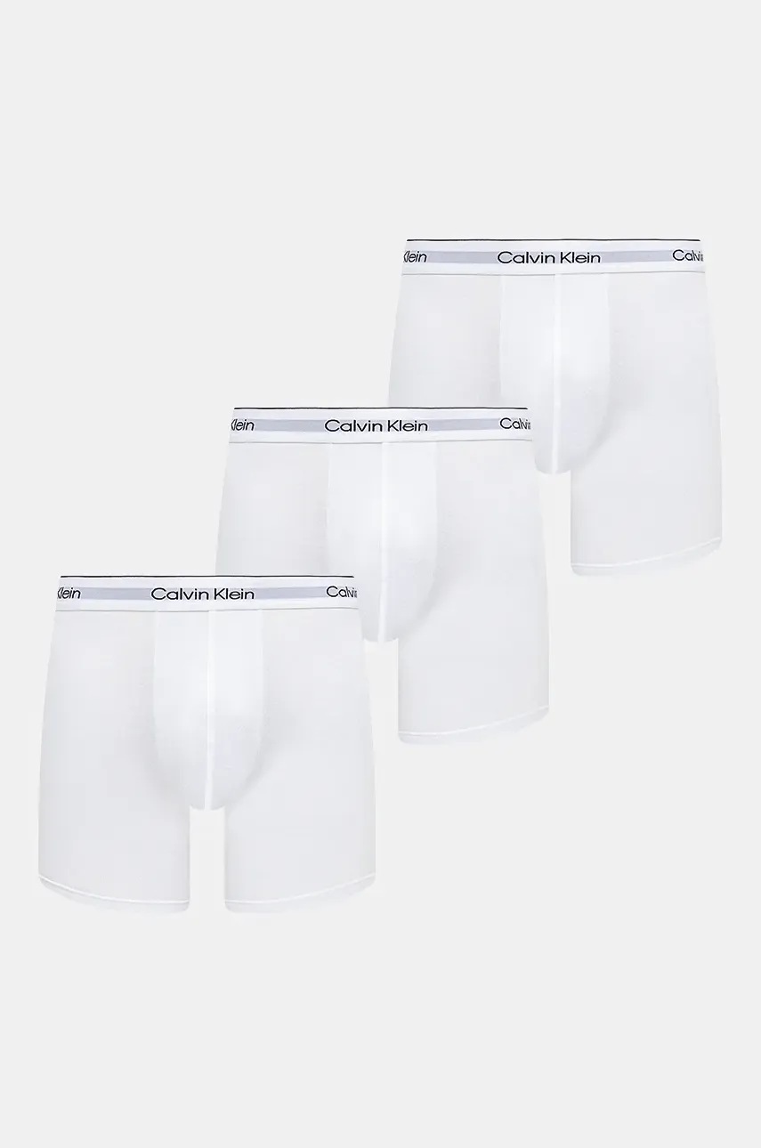 

Боксерки Calvin Klein Underwear (3 броя) в бяло 000NB3964A, Бял