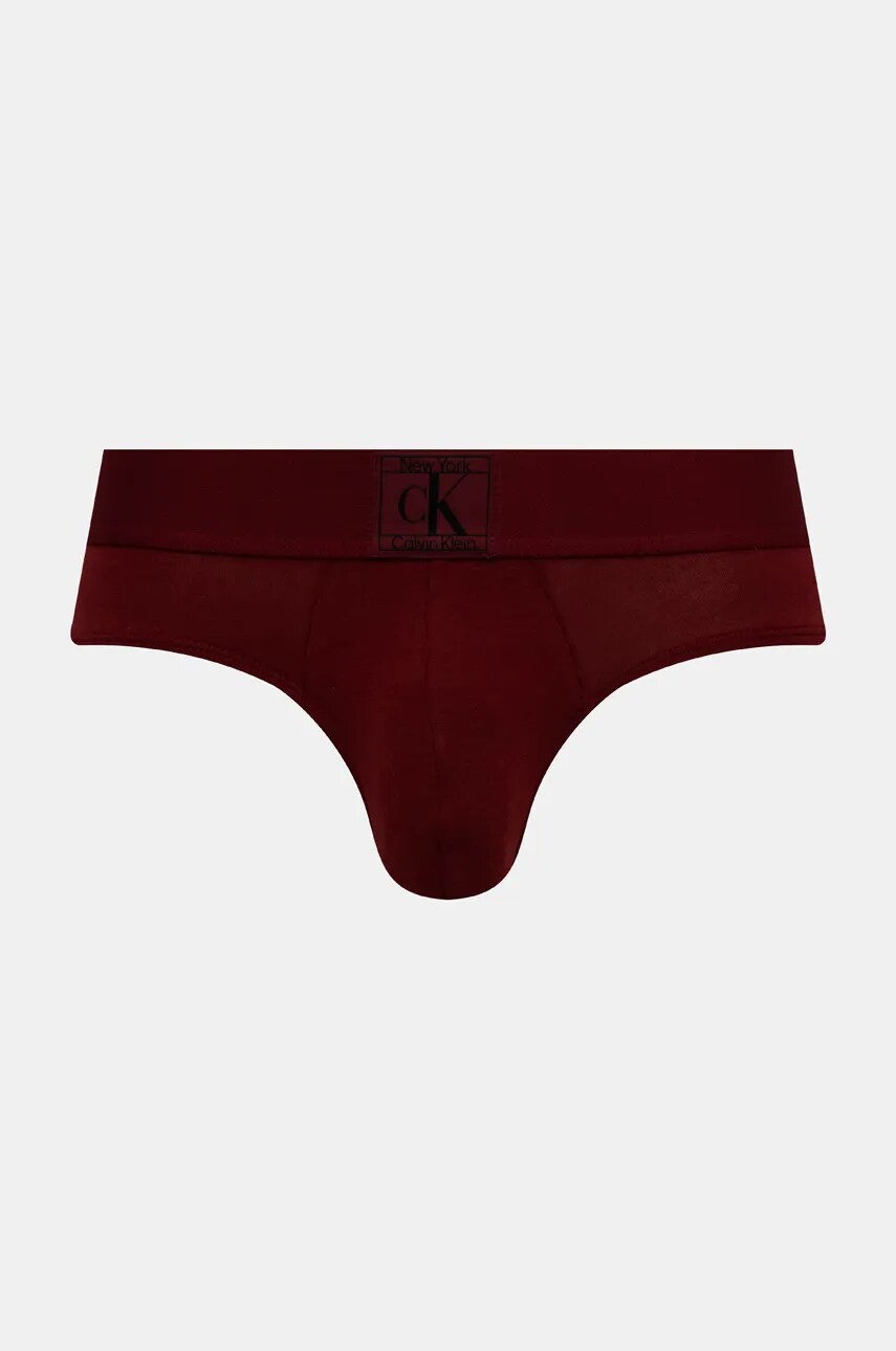 

Слипове Calvin Klein Underwear в червено 000NB4114A, Бордо