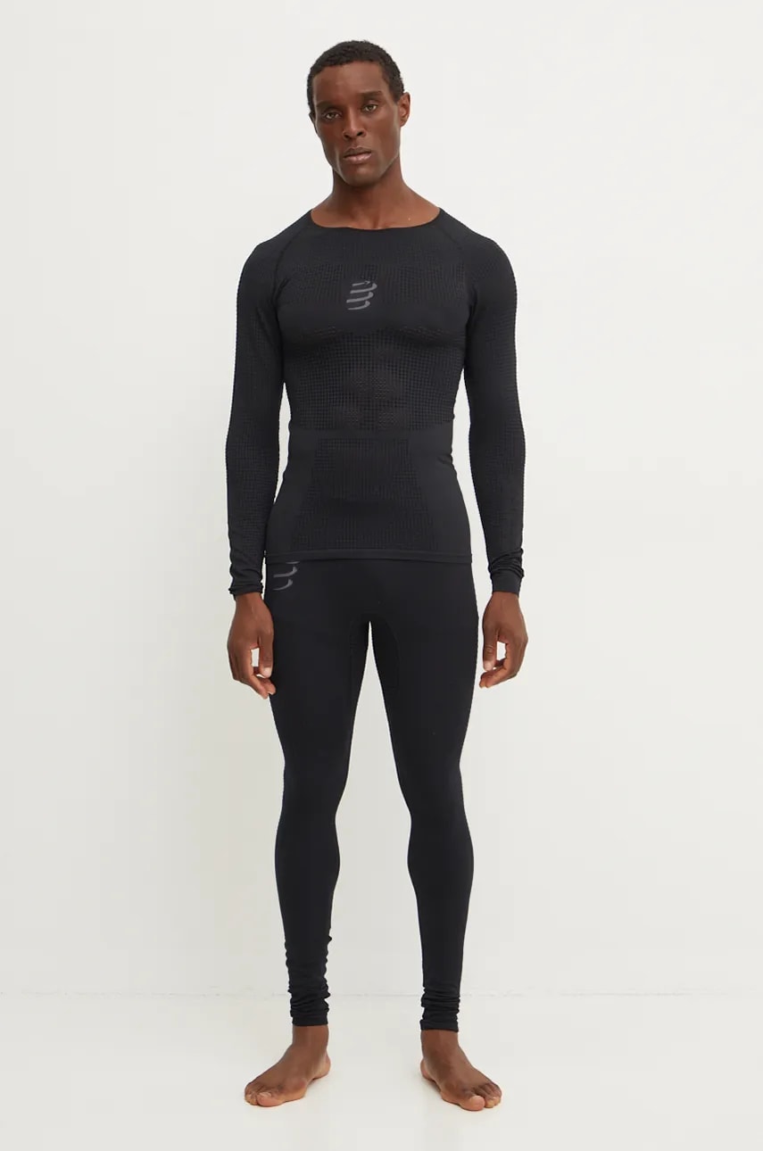 Функциональные леггинсы Compressport On/Off цвет чёрный AM00173B Функциональные леггинсы Compressport On/Off цвет чёрный AM00173B