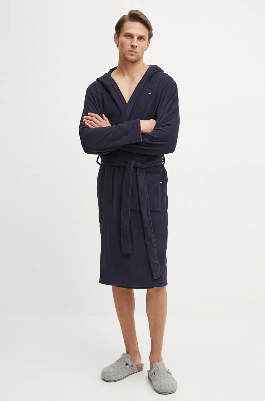 

Халат Tommy Hilfiger в тъмносиньо UM0UM03361, Тъмносин