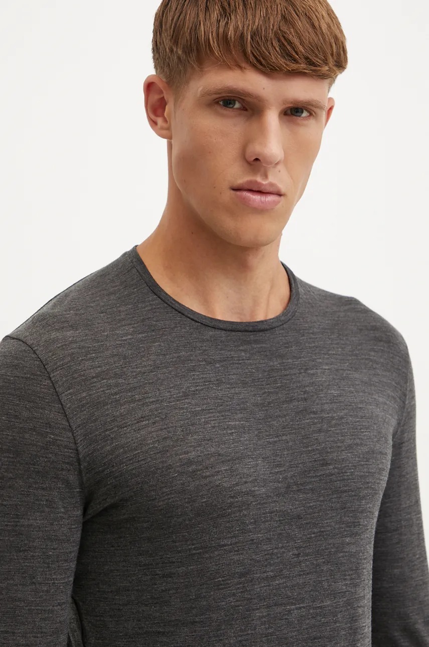 Ισοθερμικό μακρυμάνικο Icebreaker Merino 150 Anatomica χρώμα: γκρι, IB1030320111 φωτογραφία