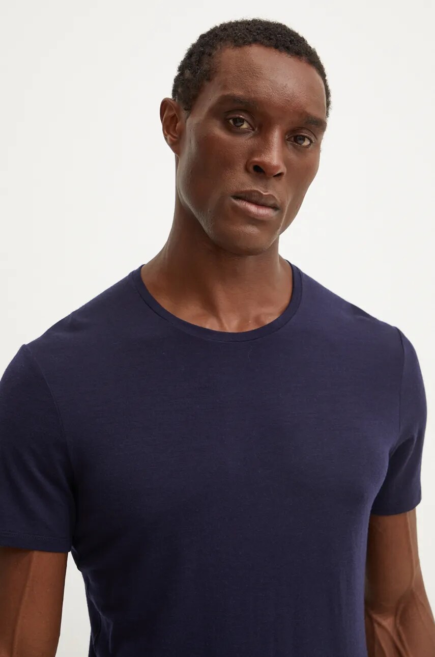 Icebreaker tricou funcțional Merino 150 Anatomica culoarea albastru marin, IB1030334011