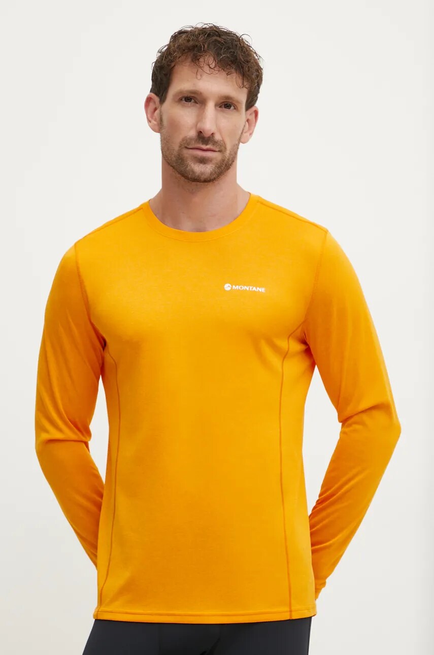 Montane longsleeve funcțional Dart culoarea portocaliu, MDLST18