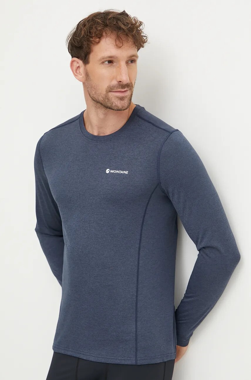 Montane longsleeve funcțional Dart culoarea albastru marin, MDLST18