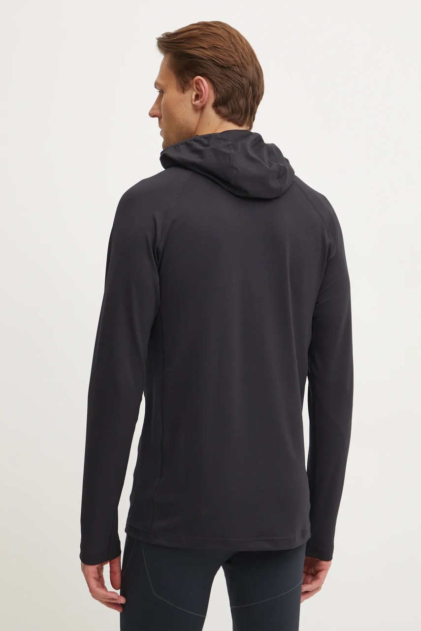 Ισοθερμικό μακρυμάνικο πουκάμισο Burton Midweight X Base Layer Long Neck Hoodie χρώμα: μαύρο, 222011 φωτογραφία