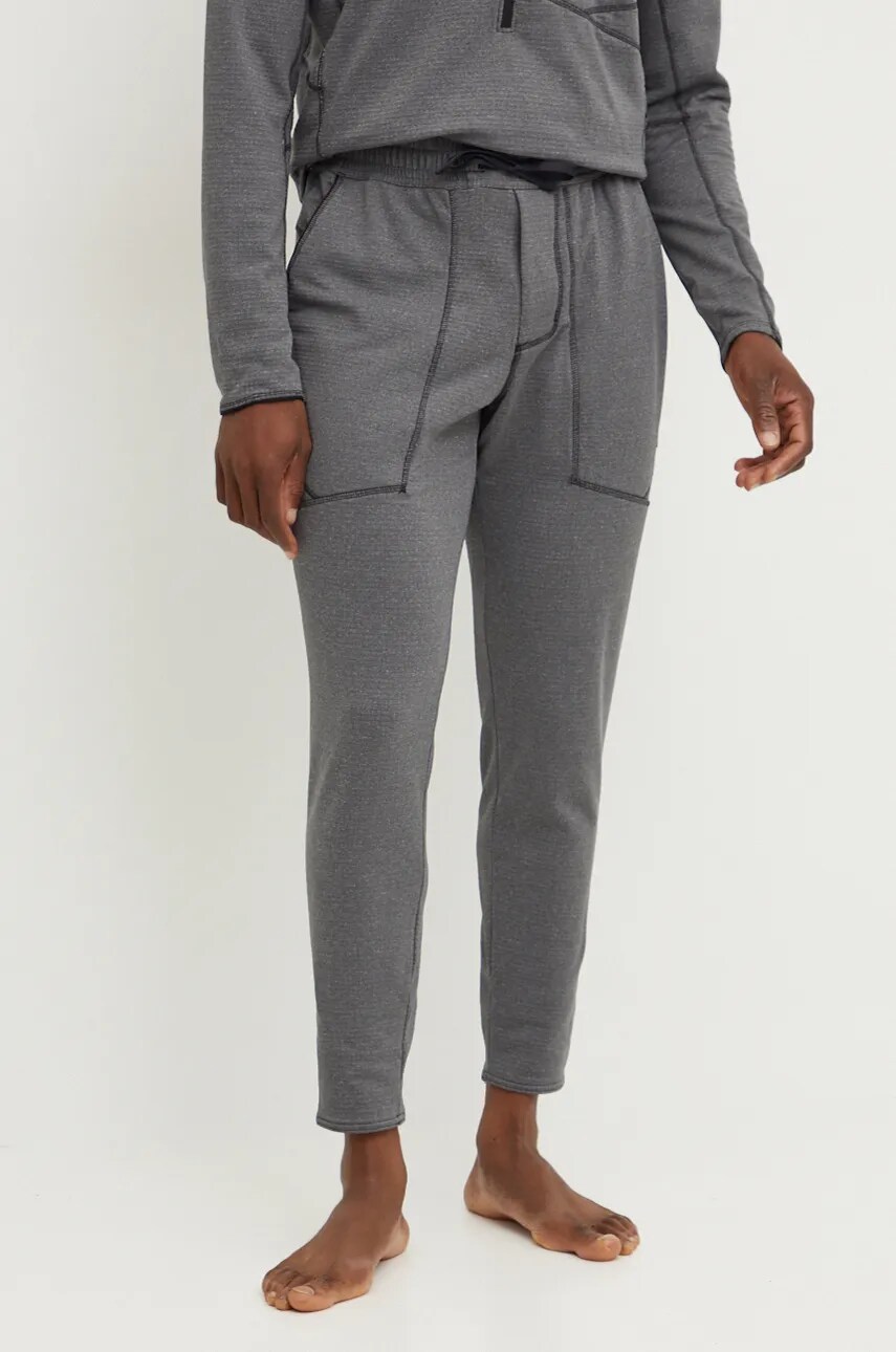 Burton pantaloni funcționali Stockrun Grid culoarea gri, 233911