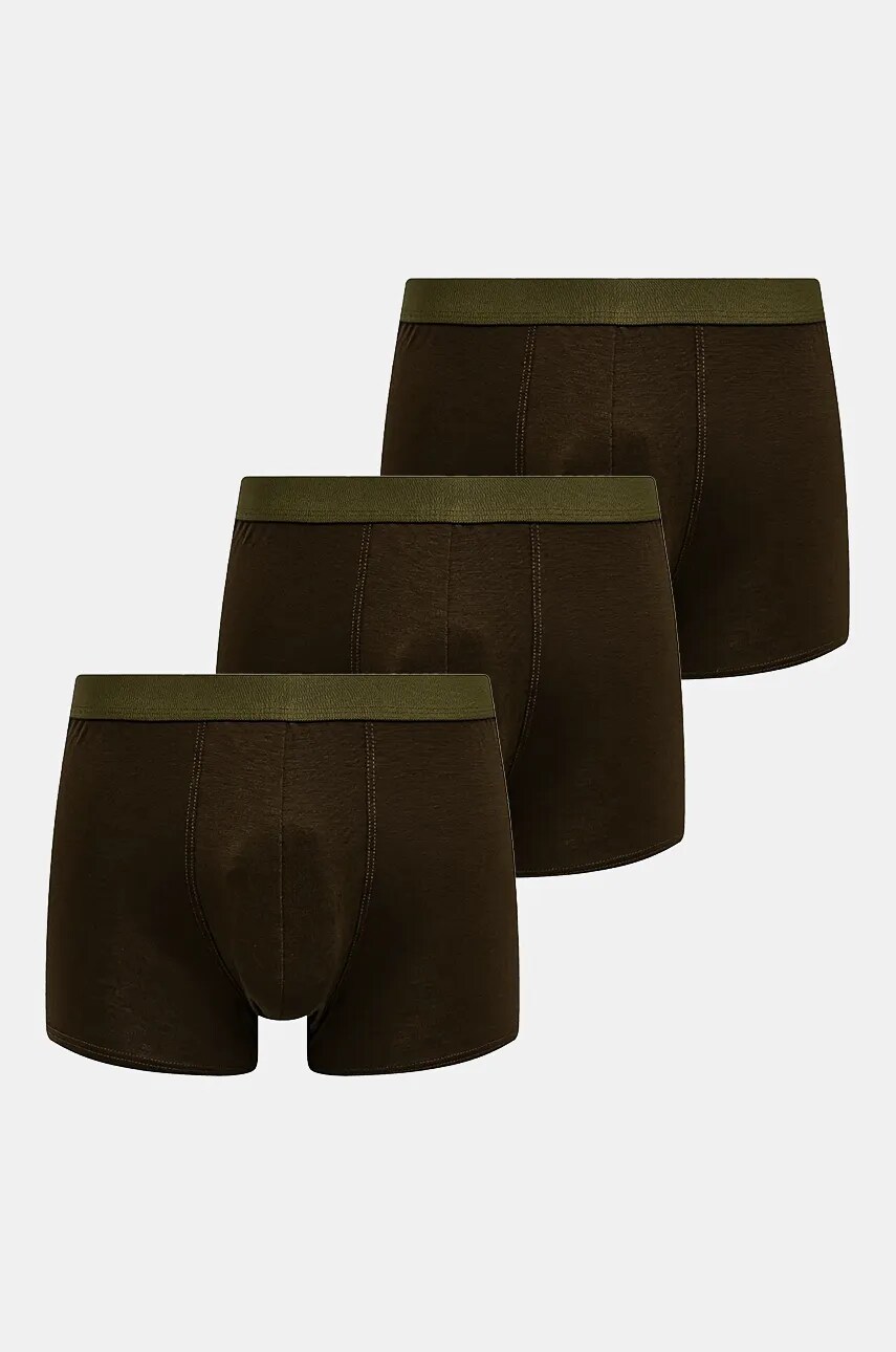CDLP boxeri 3-pack barbati, culoarea verde, MUW002011723