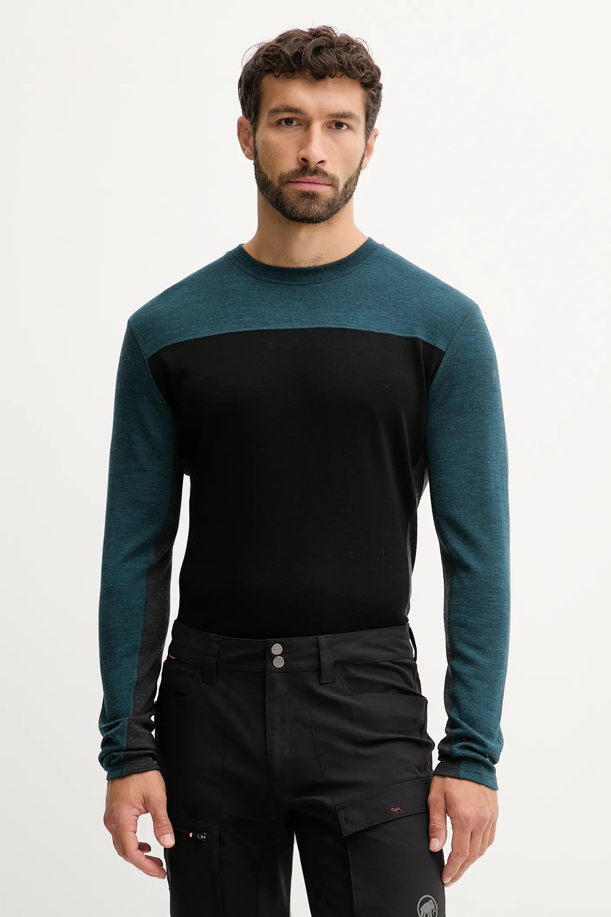 Smartwool longsleeve funcțional culoarea gri, SW002570