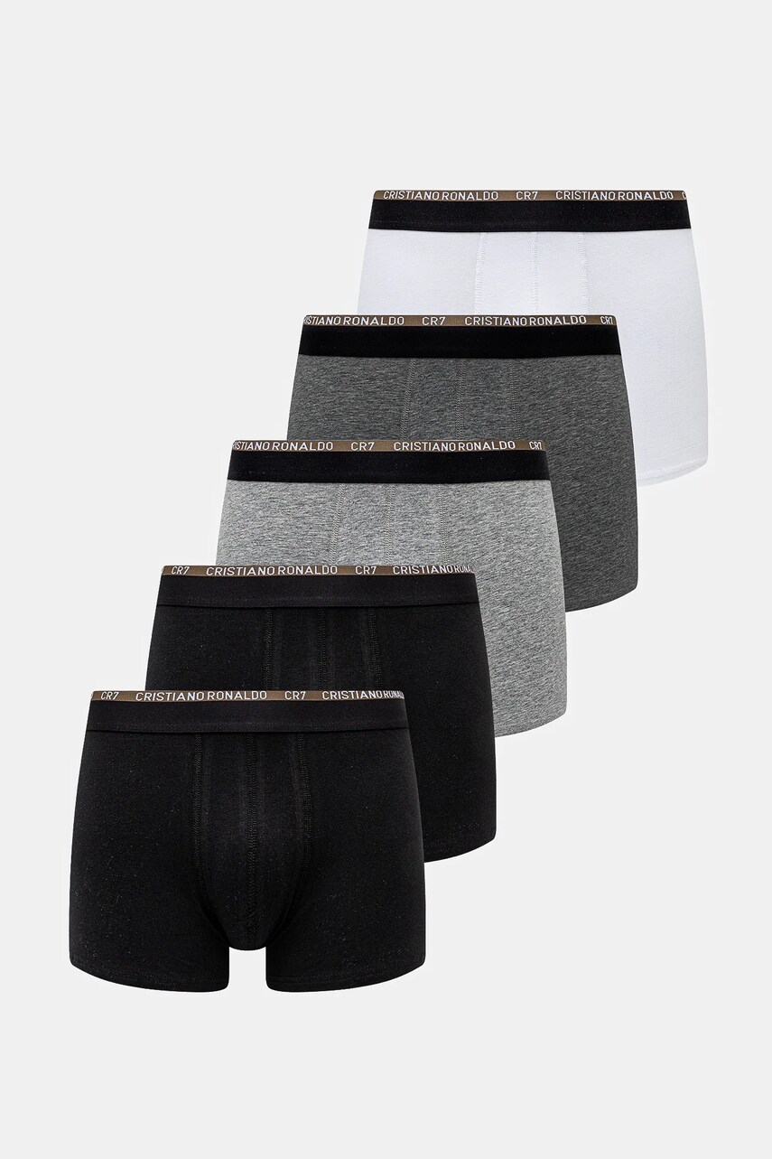 CR7 Cristiano Ronaldo boxeri 5-pack barbati, culoarea negru, 8106-49-2418