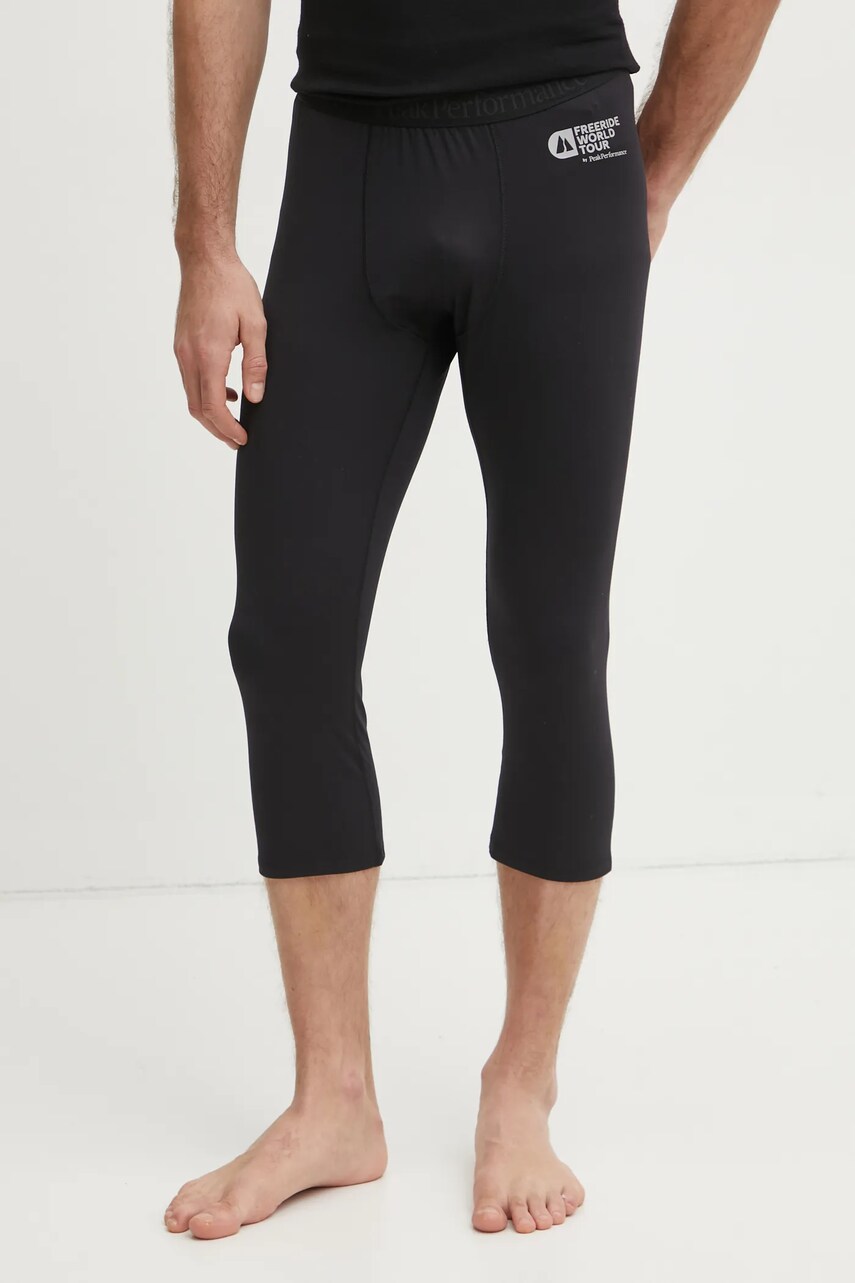 Peak Performance jambiere funcționale Freeride World Tour Spirit culoarea negru, G80036