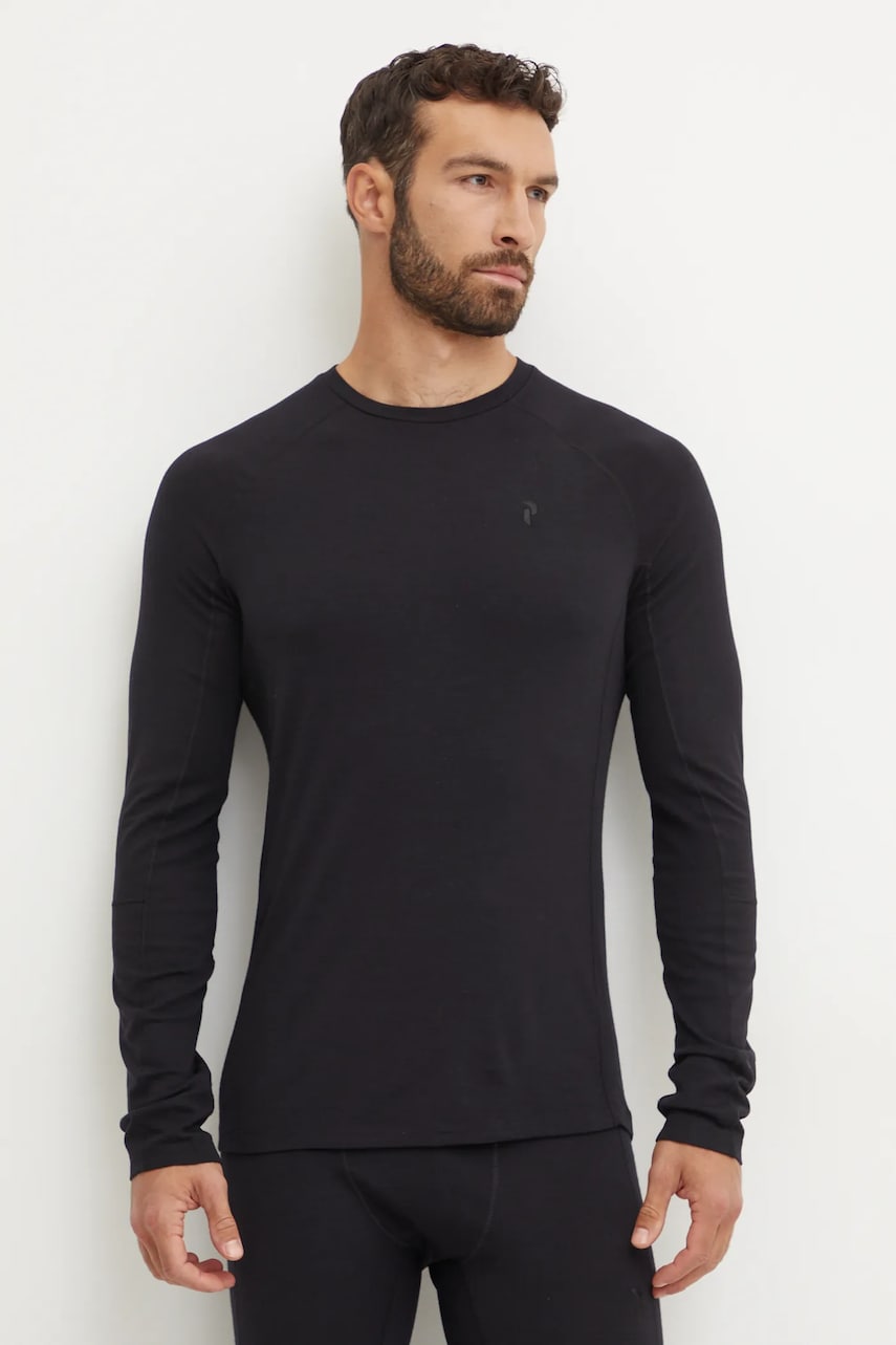 Peak Performance longsleeve funcțional Magic culoarea negru, G79887