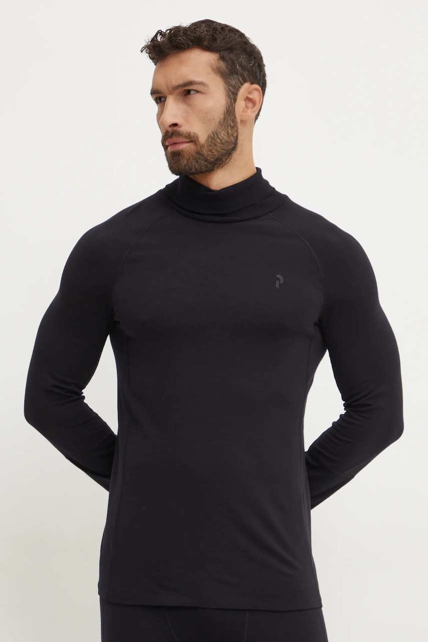 Peak Performance longsleeve funcțional Magic culoarea negru, G79885