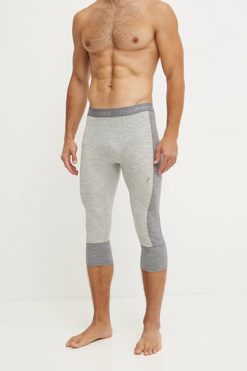 Peak Performance jambiere funcționale Magic culoarea gri, G79834