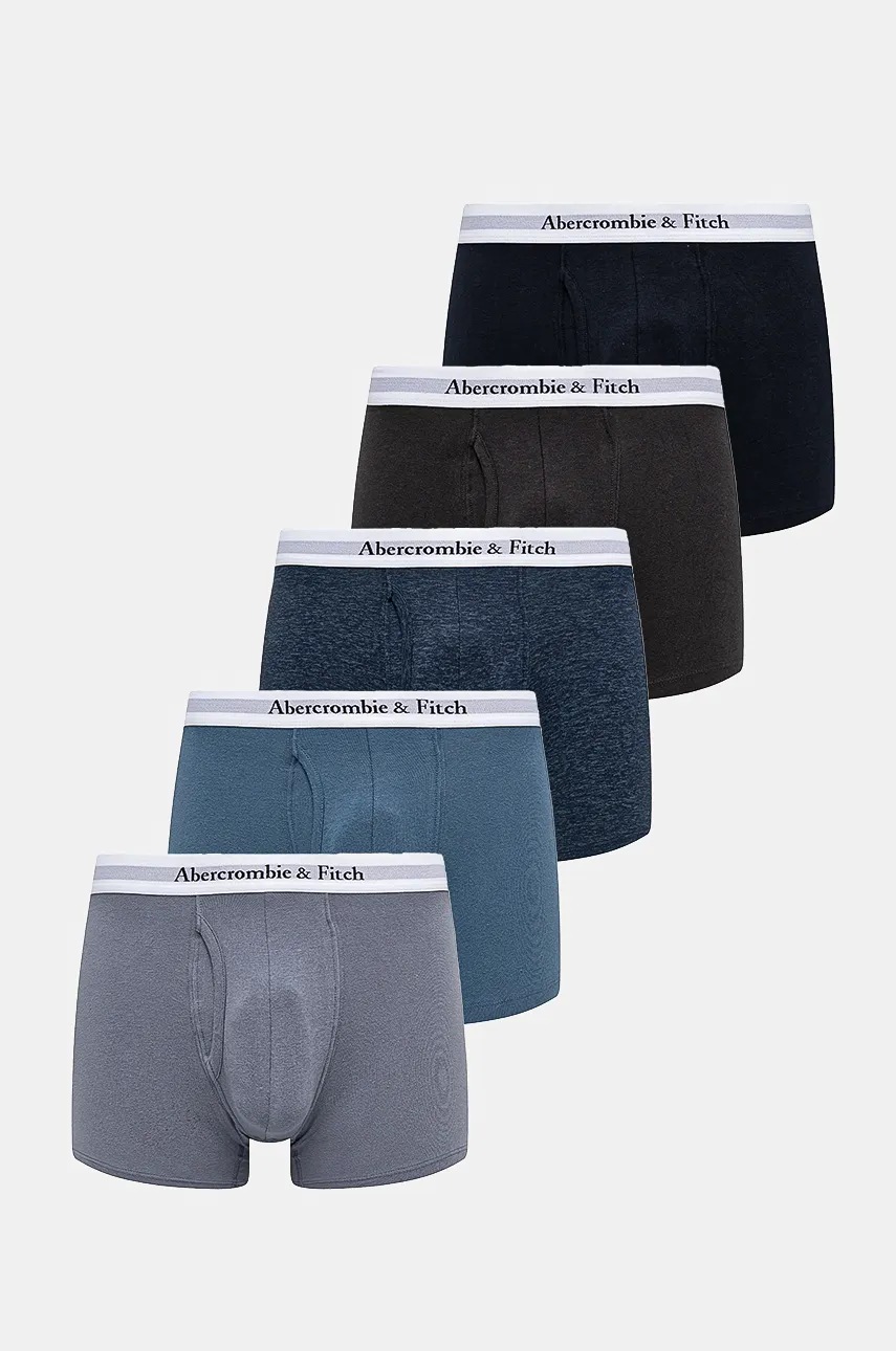 

Боксерки Abercrombie & Fitch (5 чифта) в синьо KI114-3091, Син