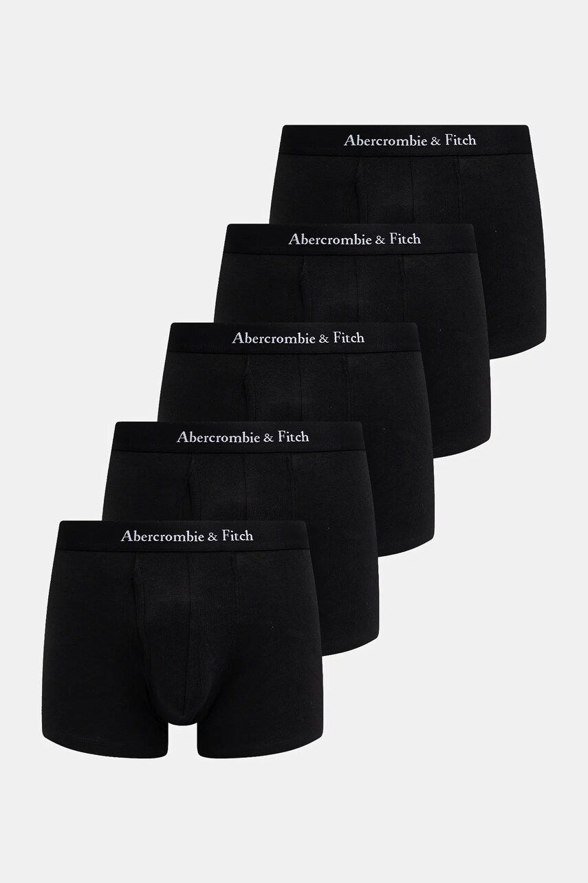 Abercrombie & Fitch boxeri 5-pack barbati, culoarea negru, KI114-4006