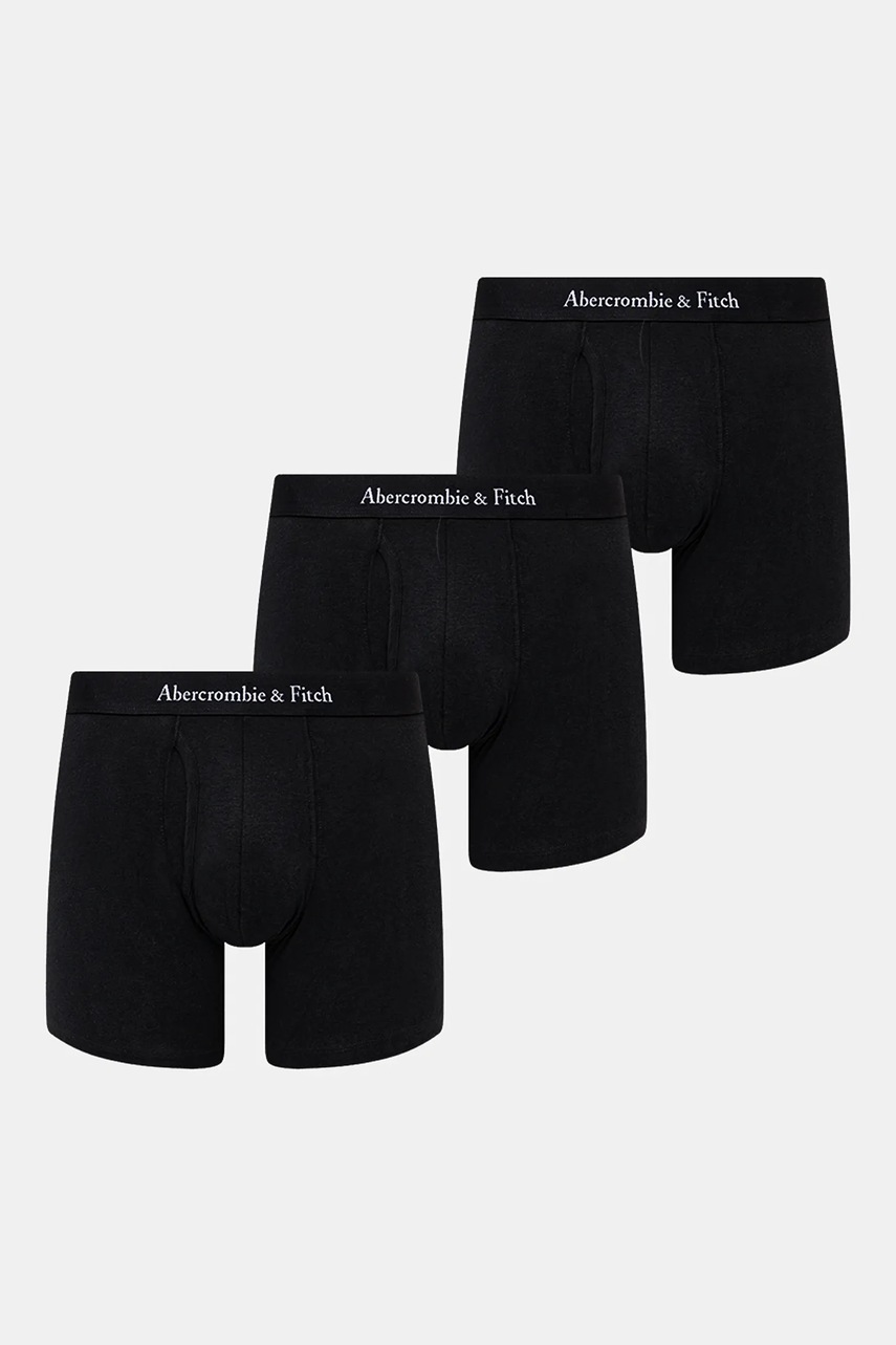 

Боксерки Abercrombie & Fitch (3 чифта) в черно KI114-4022, Черен