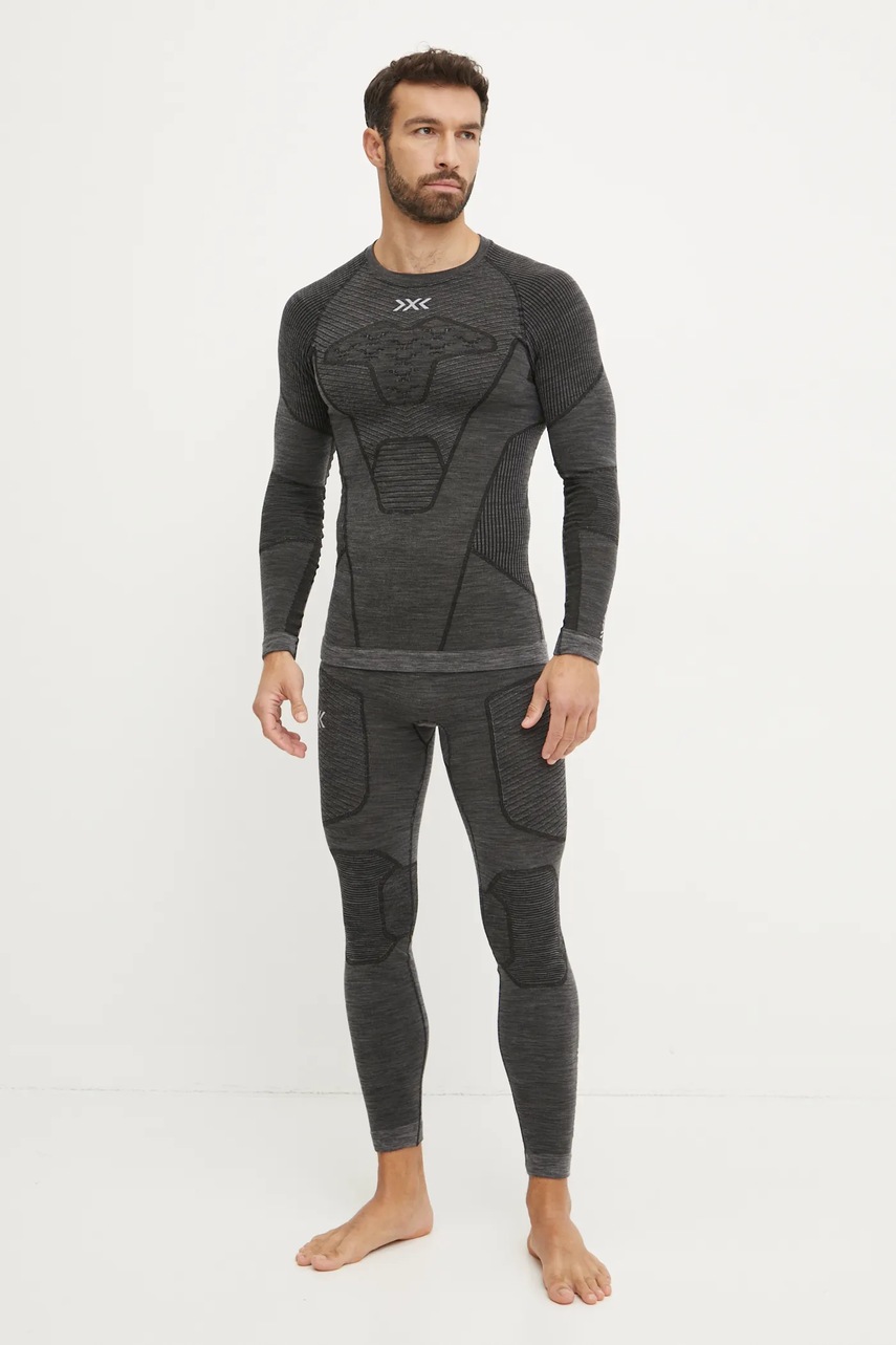 Ισοθερμικό κολάν X-Bionic Symbio Merino χρώμα: γκρι, YPP2W24M φωτογραφία